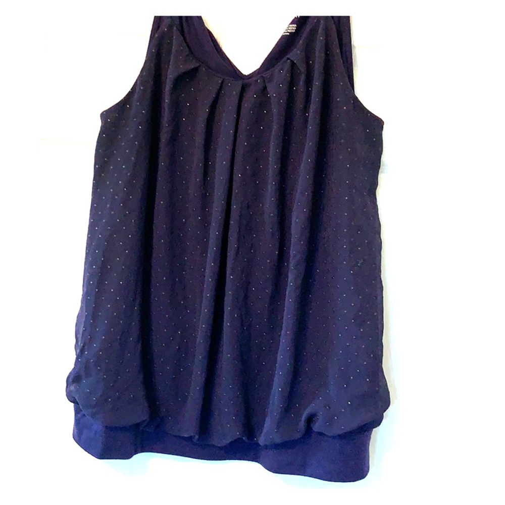 Cute purple women’s work blouse size 14/16